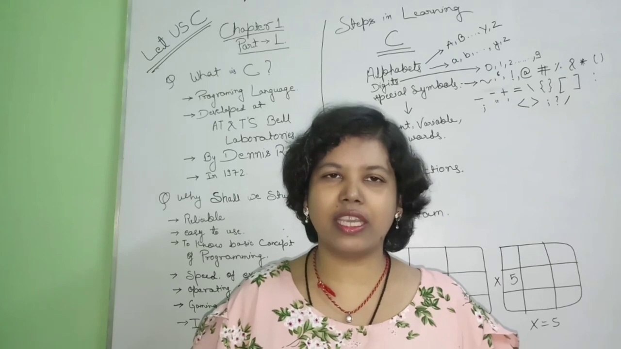 Introduction to c programing language in hindi_ let us c chapter1_ part 1_ yeshwant kanethkar book_(720P_HD)