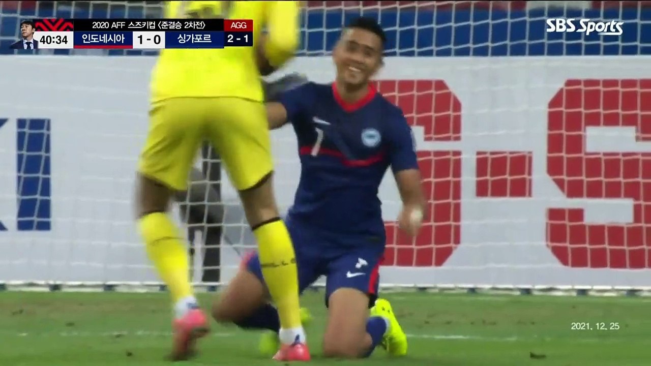 FULL HIGHLIGHTS INDONESIA VS SINGAPORE | AFF SUZUKI CUP 2020 | SBS SPORT