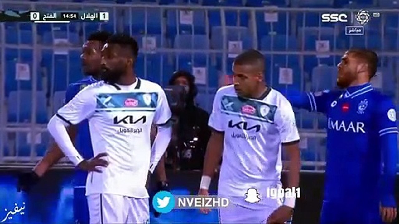 أهداف مباراة الهلال والفتح فى الدوري السعودي