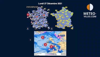 prévisions météo du samedi 25 décembre 2021