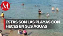 Cinco playas mexicanas no son aptas para fines recreativos