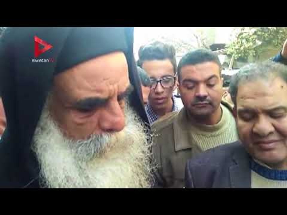 كاهن كنيسة مارمينا بحلوان يعلن أسماء الشهداء ويشرح حالة المصابين