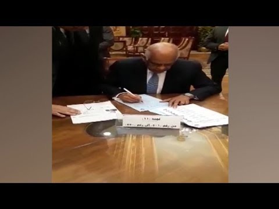 رئيس النواب يوقع على توكيل ترشح السيسي للرئاسة