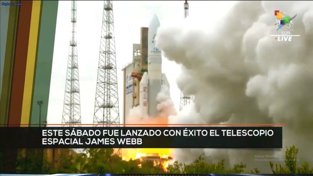 teleSUR Noticias 16:30 25-12: NASA pone en órbita telescopio James Webb