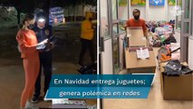 Mariana Rodríguez entrega juguetes a niños del DIF Nuevo León