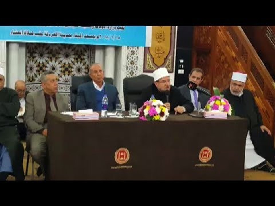 وزير الاوقاف فى ندوة عن الإيمان وأثره على المجتمع بمسجد الميناء بالغردقة‎