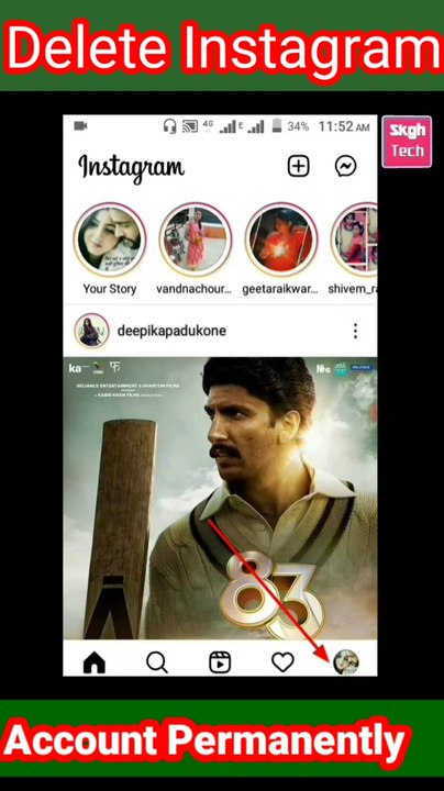 how to delete instagram account permanently