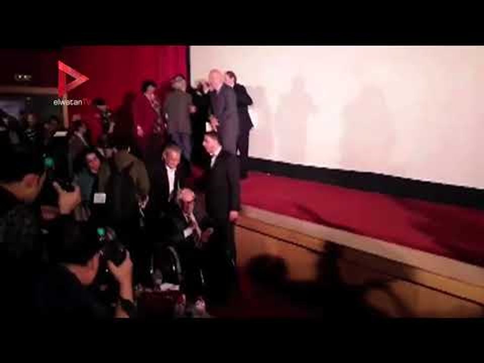 جميل راتب يظهر على كرسي متحرك أثناء تكريمه من "جمعية الفيلم"