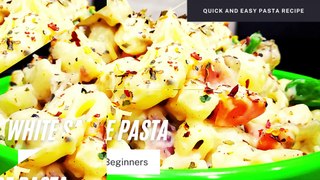 White Sauce Pasta Recipe | A1 Sky Kitchen #whitepastarecipe  #whitepastasauce  #pasta