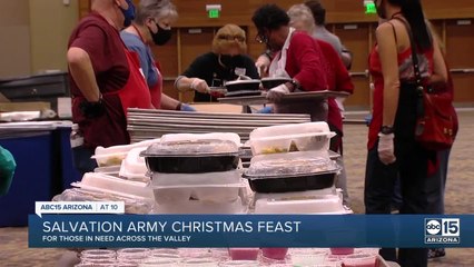 Salvation Army Christmas feast