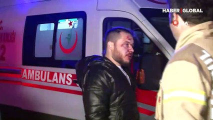 Çekmeköy’de kazada yaralanan yolcudan ilginç diyalog: Çek kanka güzel çek