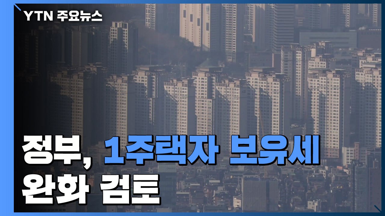 정부, 보유세 완화 검토 착수...60세 이상 1주택자 세금유예 추진 / YTN