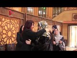 فيفي عبده ترتدي الحجاب أثناء عزاء الفنان محمد متولي