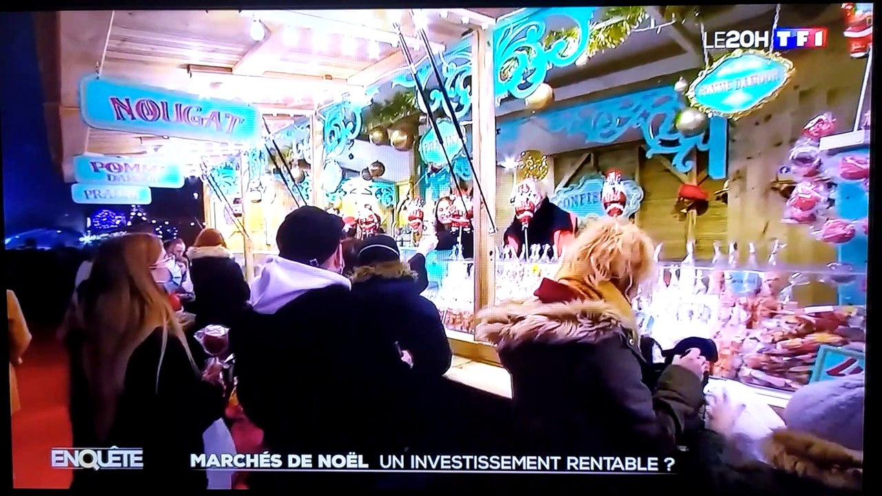 Arras - Marché de Noël - JT TF1 25/12/2021