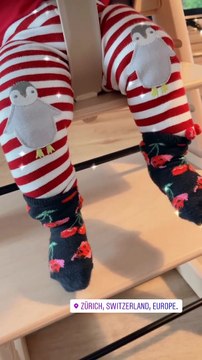 Μαρία Ηλιάκη: Χριστούγεννα στη Ζυρίχη – Το απίθανο ντύσιμο της κόρη της!