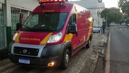 Forte colisão é registrada no Centro; Uma vítima foi socorrida pelo Siate