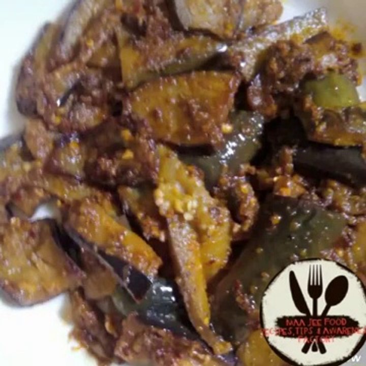 khatay fry baingen  How to make khatay fry baingen