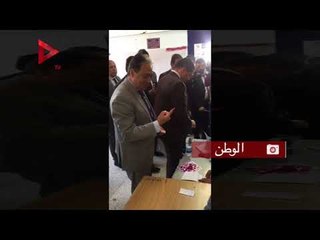 وزير الصحة يدلي بصوته في الانتخابات الرئاسيه بالمقطم