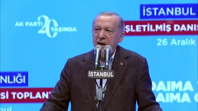 Cumhurbaşkanı Erdoğan: (İBB) Bir hesaba göre 13 bin 500, bir hesaba göre 15 bin kişiyi işten çıkarıp aralarında terör örgütüyle iltisaklıların da...