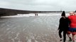 Sunderland Echo News - Seaham Boxing Day Dip cancelled but some swimmers decide the swim must go on