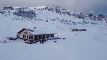 Keltepe Kayak Merkezi'nde hafta sonu yoğunluğu