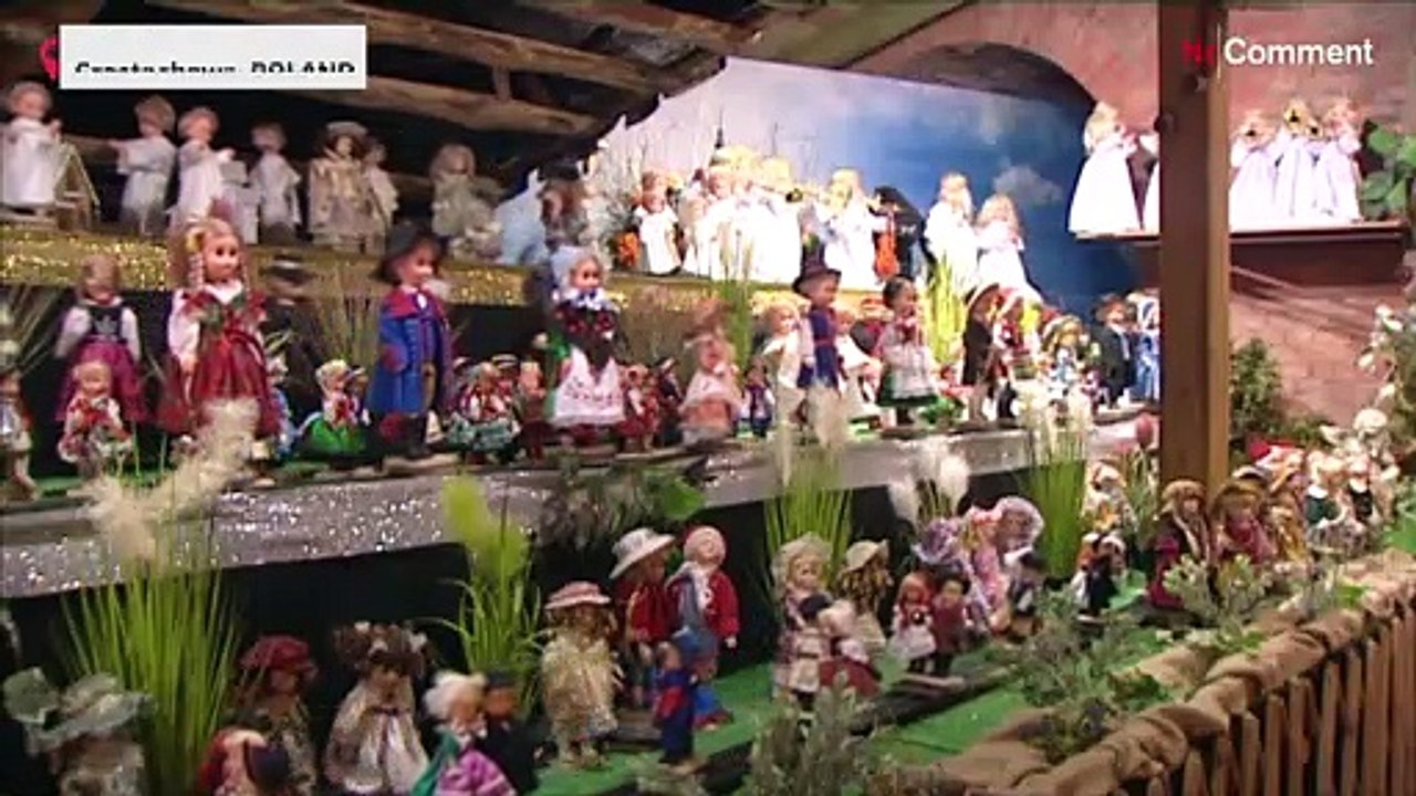 Bewegliche Krippe mit 400 Figuren in polnischem Kloster