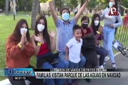 Navidad: familias visitaron Parque de las Aguas y clubes zonales para pasar el feriado