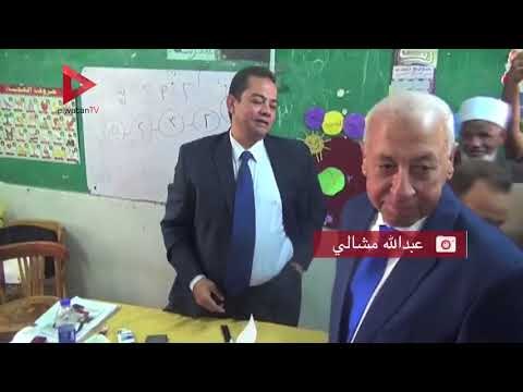 محافظ أسوان يدلي بصوته فى الانتخابات الرئاسية 2018