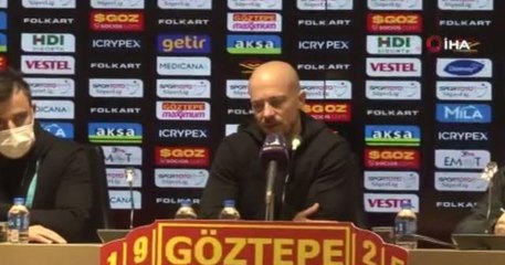 Göztepe-Adana Demirspor maçının ardından