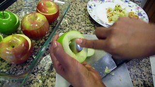 Baked Apples, easy recipe, how to, easy dessert
