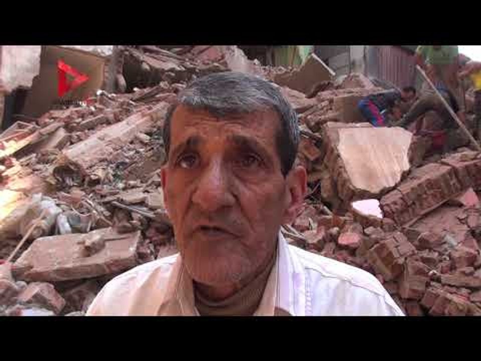 سكان العقار المنهار في إمبابة: "صاحبة البيت هي اللي وقعته وهربت"