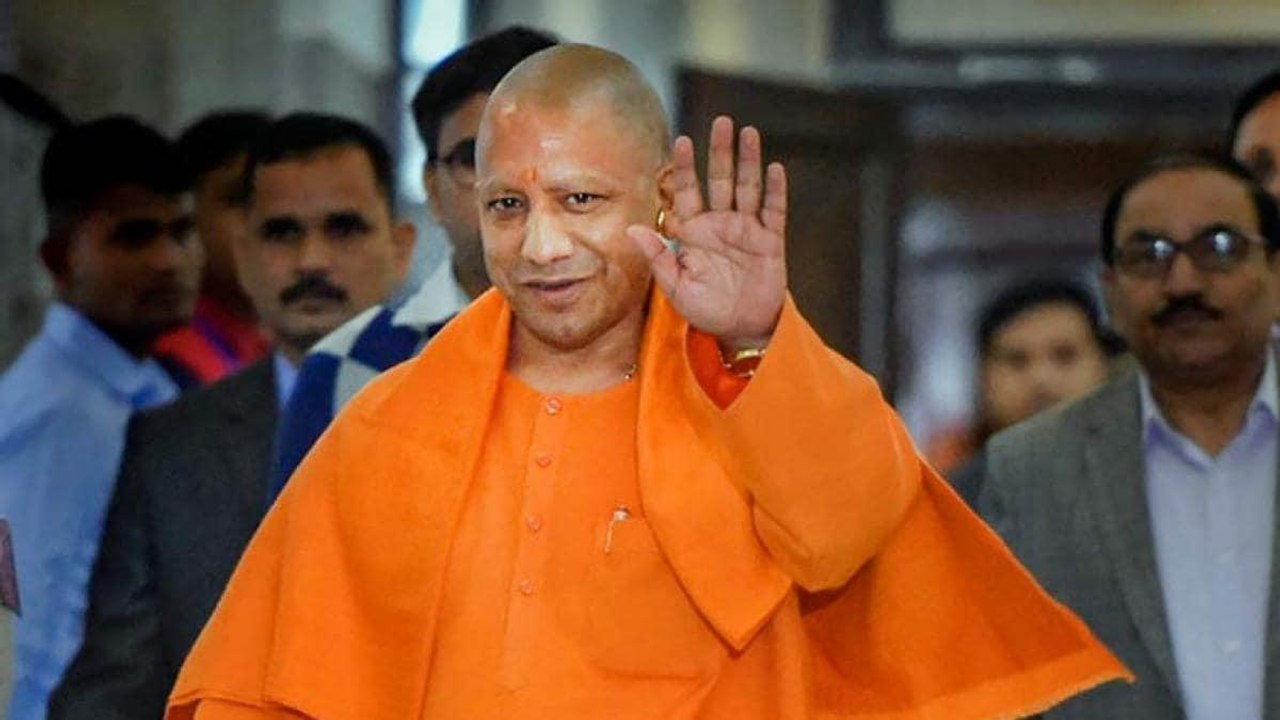 Yogi performs Bhoomi Pujan on mafia's land in Prayagraj