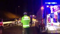 İzmir-İstanbul otoyolunda feci kaza: 2 ölü, 5 yaralı