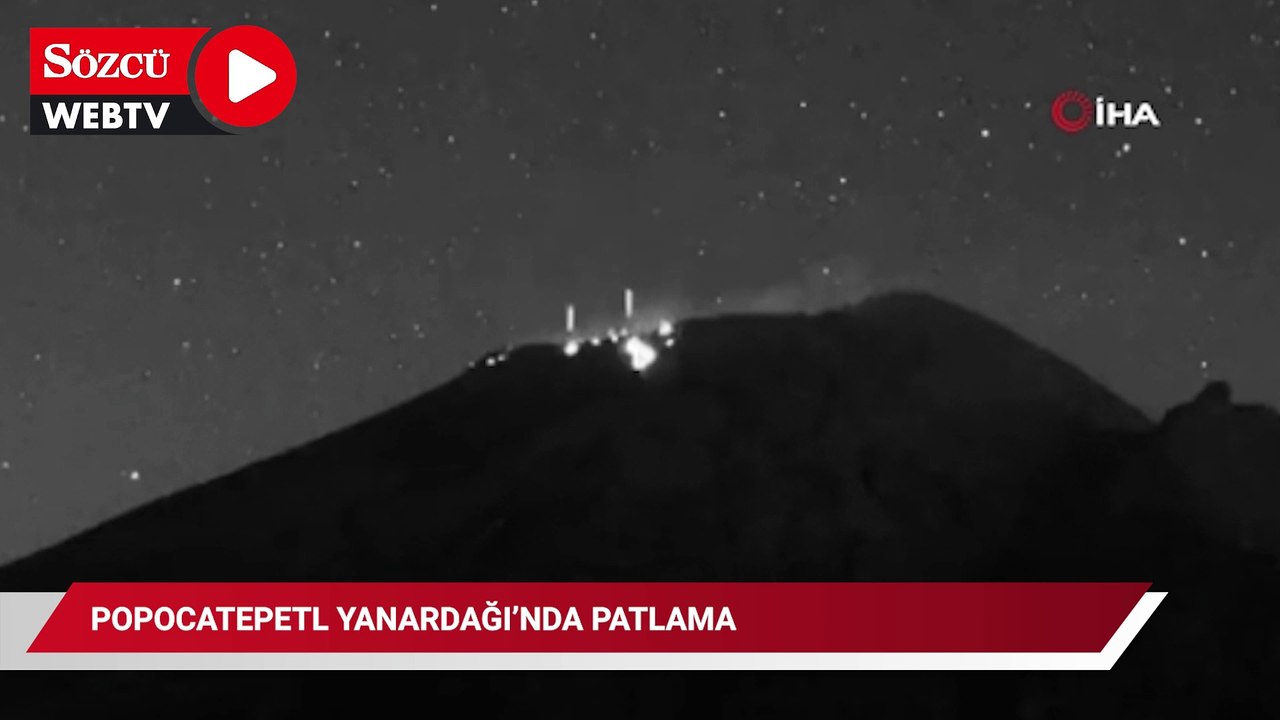 Popocatepetl Yanardağı’nda patlama