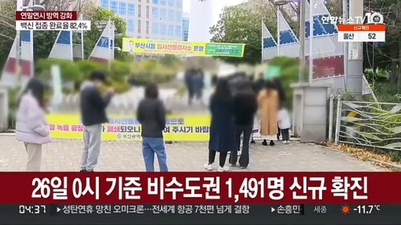 비수도권 1,400명대 신규 확진…울산 오미크론 집단감염 의심