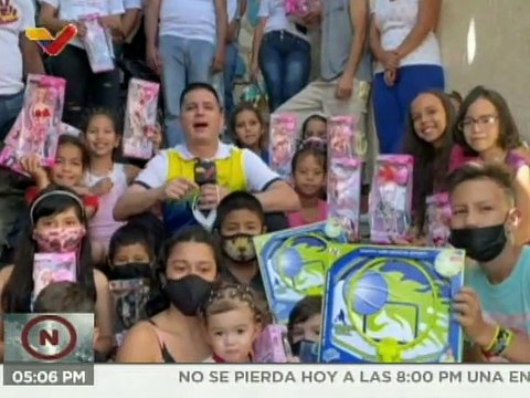 Mérida | Gobierno Nacional realizó entrega de juguetes a niños y niñas en la Milagrosa