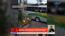 6 patay, 9 sugatan matapos araruhin ng mini bus ang tricycle at waiting shed | UB