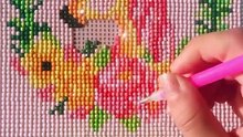 Crafts diy aesthetics simple easy acrylic gems embroidery real extreme art at home