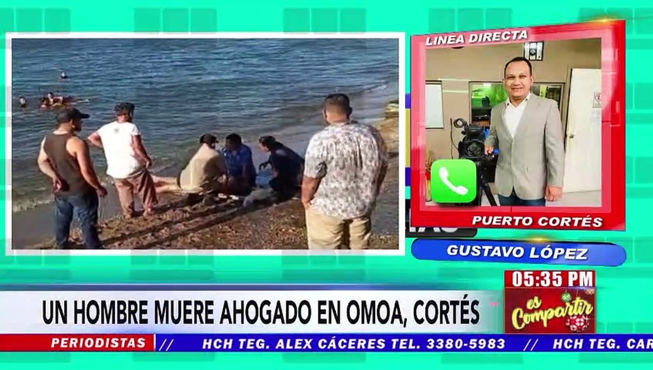 Ahogado pierde la vida un hombre en playas de Omoa, Cortés