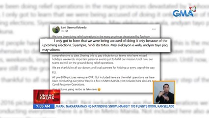 VP Leni Robredo, ikinuwento ang kanyang pag-iikot sa mga lugar na napuruhan ng bagyong Odette | UB