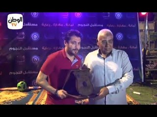 أحمد حسن يشارك في افتتاح أكاديمية أسوان  لكرة القدم