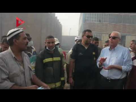 الحماية المدنية تسيطر على حريق مصنع خشب الحبيبي بكوم أمبو