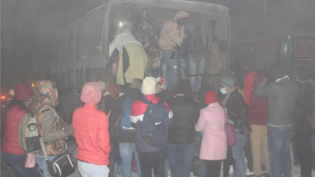 Snowfall: Tourists stranded near Changu Lake in Sikkim