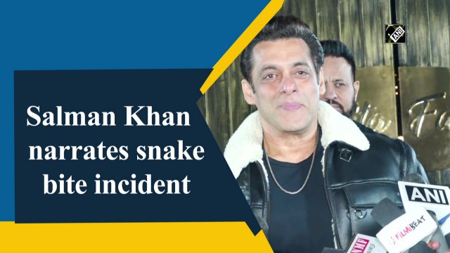 Salman Khan narrates snake bite incident