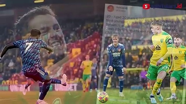 Torehkan 11 Gol di LIga Inggris, Bukayo Saka Ikuti Jejak Legenda Arsenal Asal Prancis