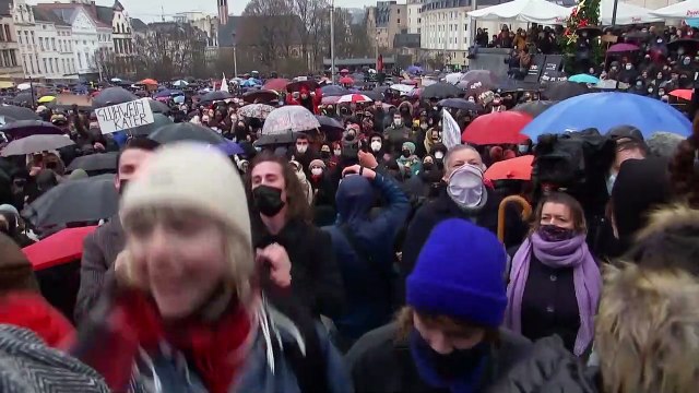 Βέλγιο: Διαμαρτυρία για το νέο λοκντάουν στον πολιτισμό