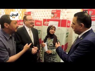 محافظ بني سويف يوزع أجهزة منزلية على 50 فتاة يتيمة