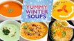 6 Comforting Winter Soups Recipe | Carrot & Ginger Soup | Red Lentil Soup | Pumpkin Soup | Soup Idea