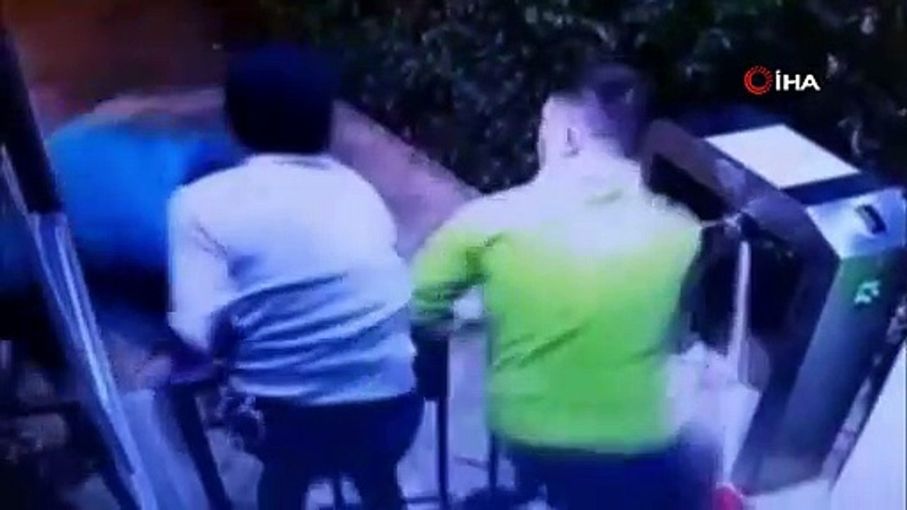 Zıplayarak kaçan hırsızı havada yakaladılar