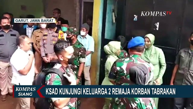 KSAD Dudung Ziarah ke Makam Korban Tabrakan Nagreg yang Jenazahnya Dibuang ke Sungai